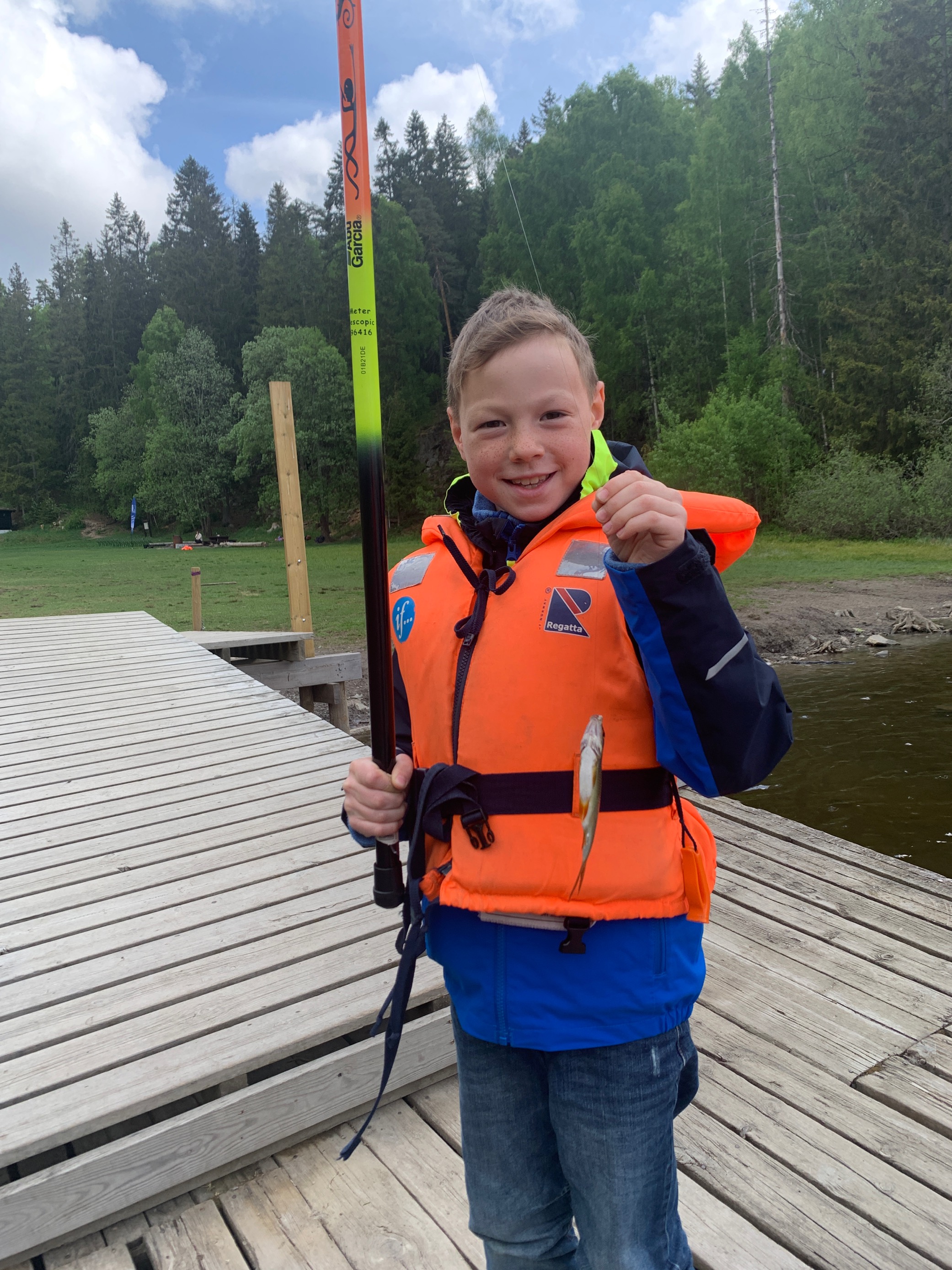 Fiskelykke for elevene på 3. trinn