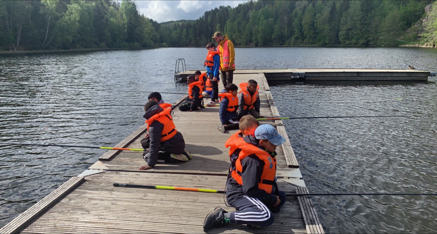 Fiskelykke for elevene på 3. trinn