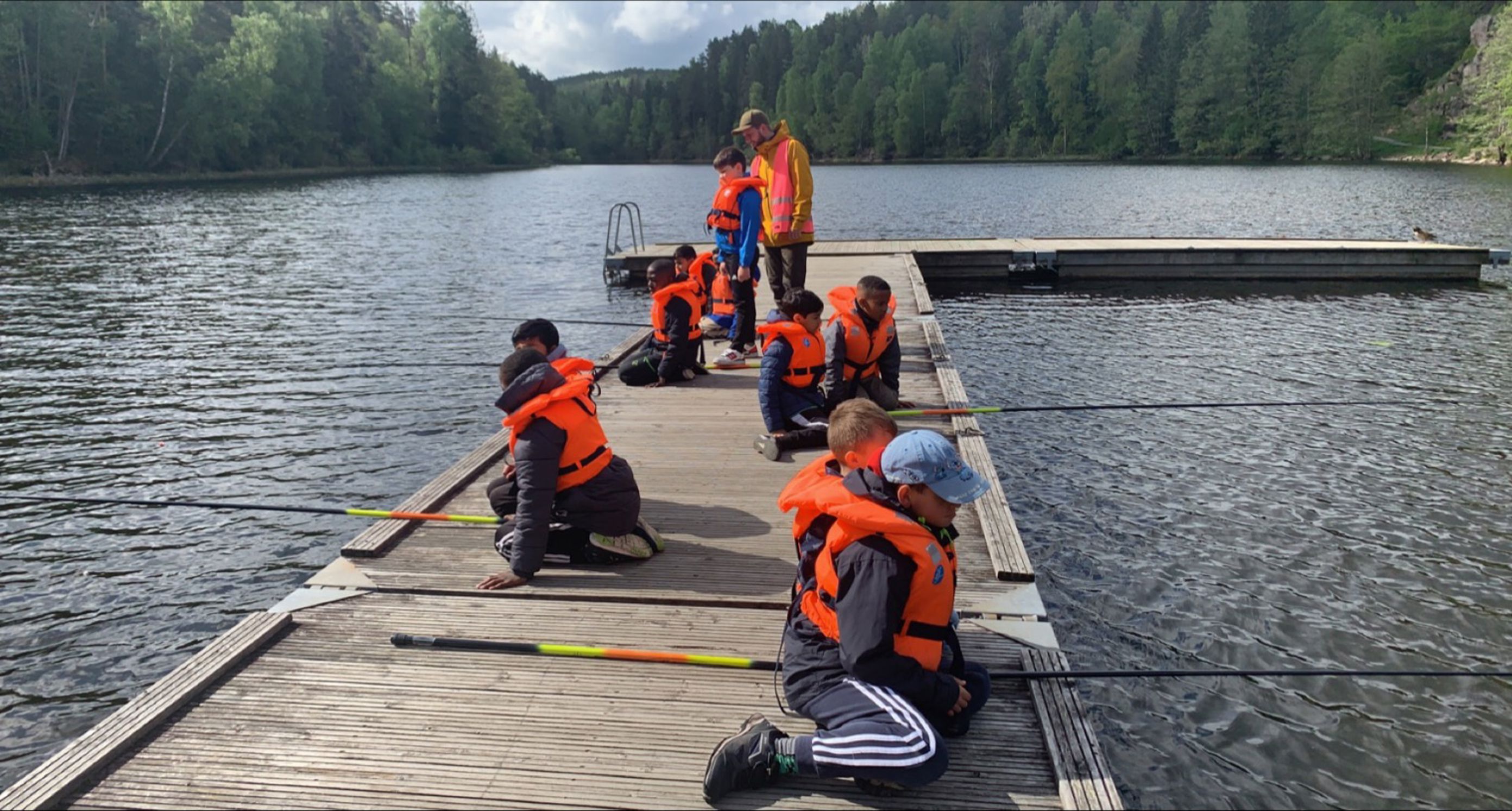 Fiskelykke for elevene på 3. trinn
