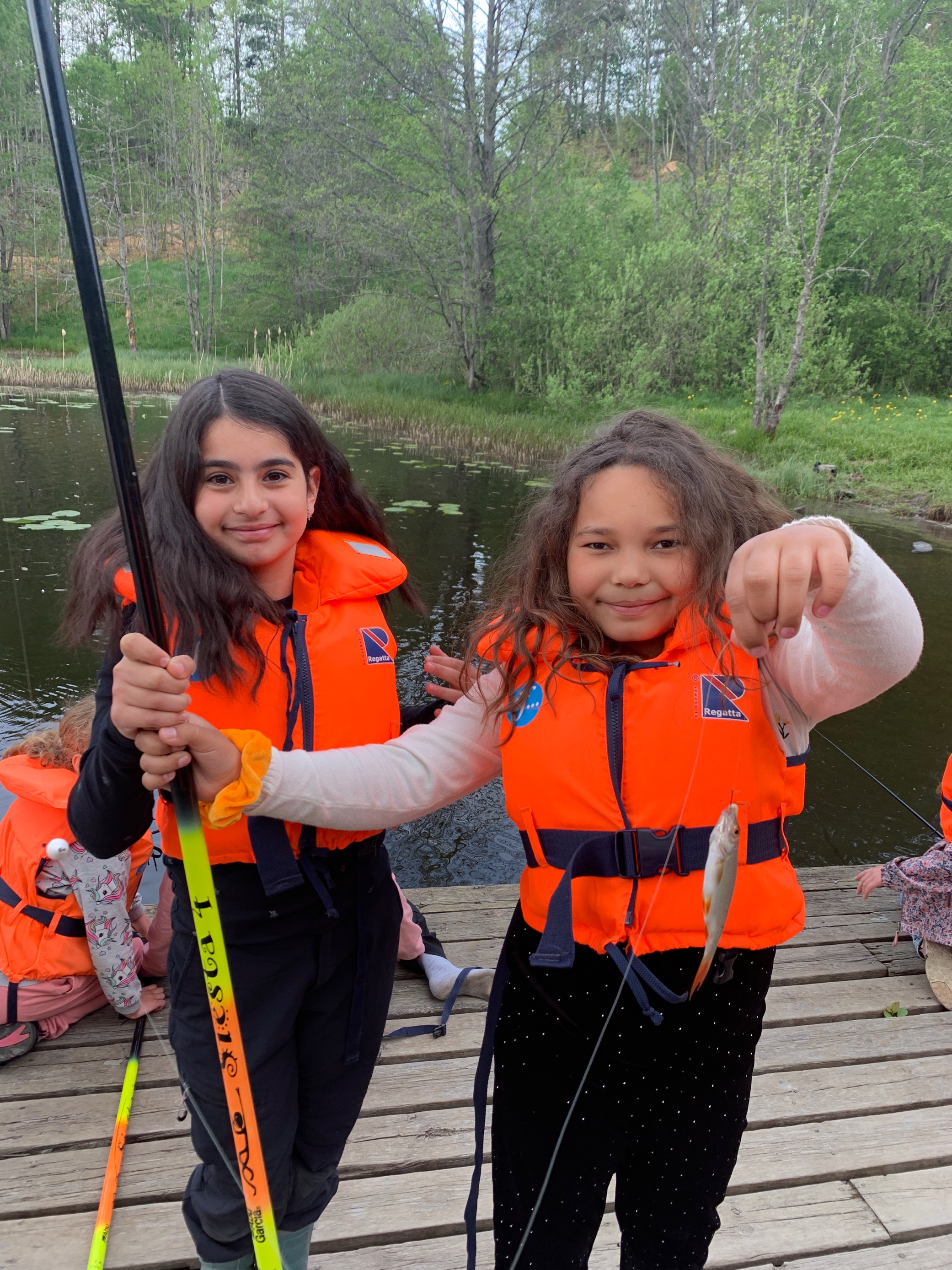 Fiskelykke for elevene på 3. trinn