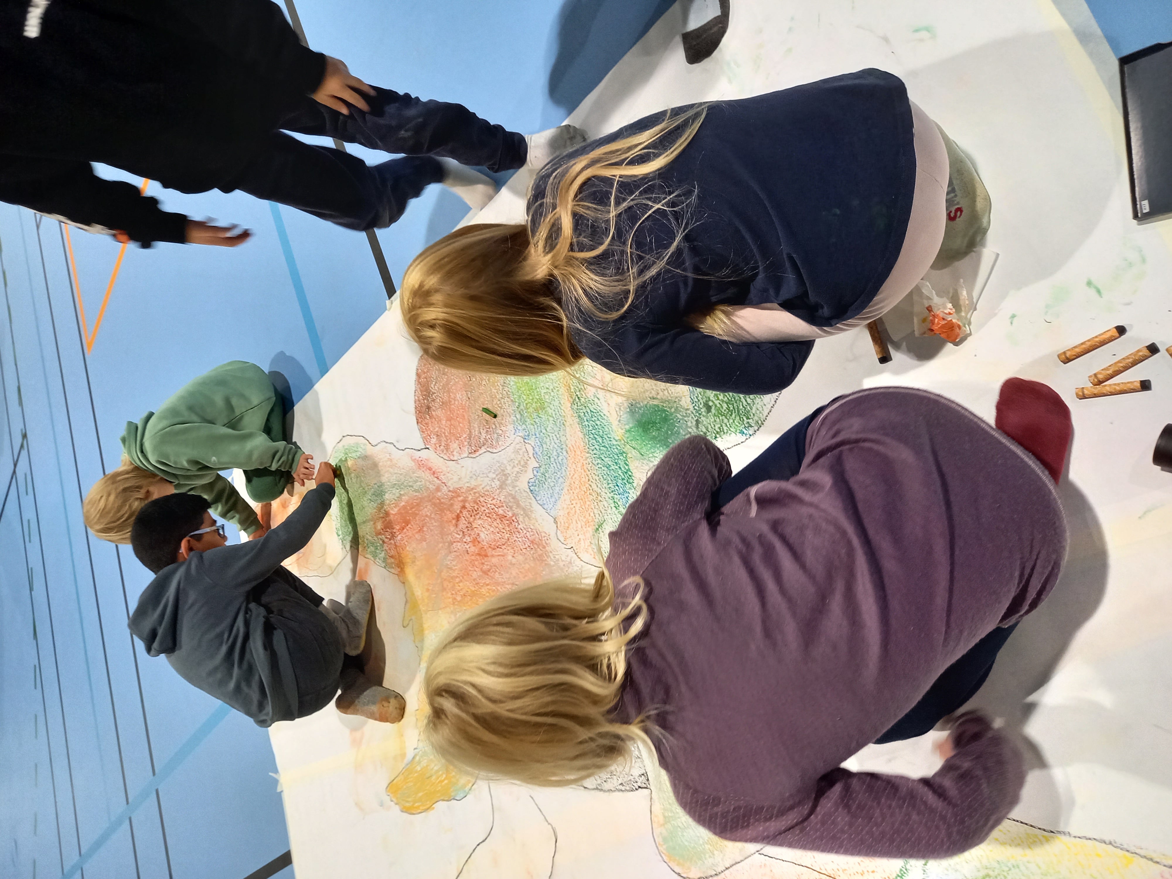 Workshop om lys og skygge i forbindelse med vår nye skolegård.