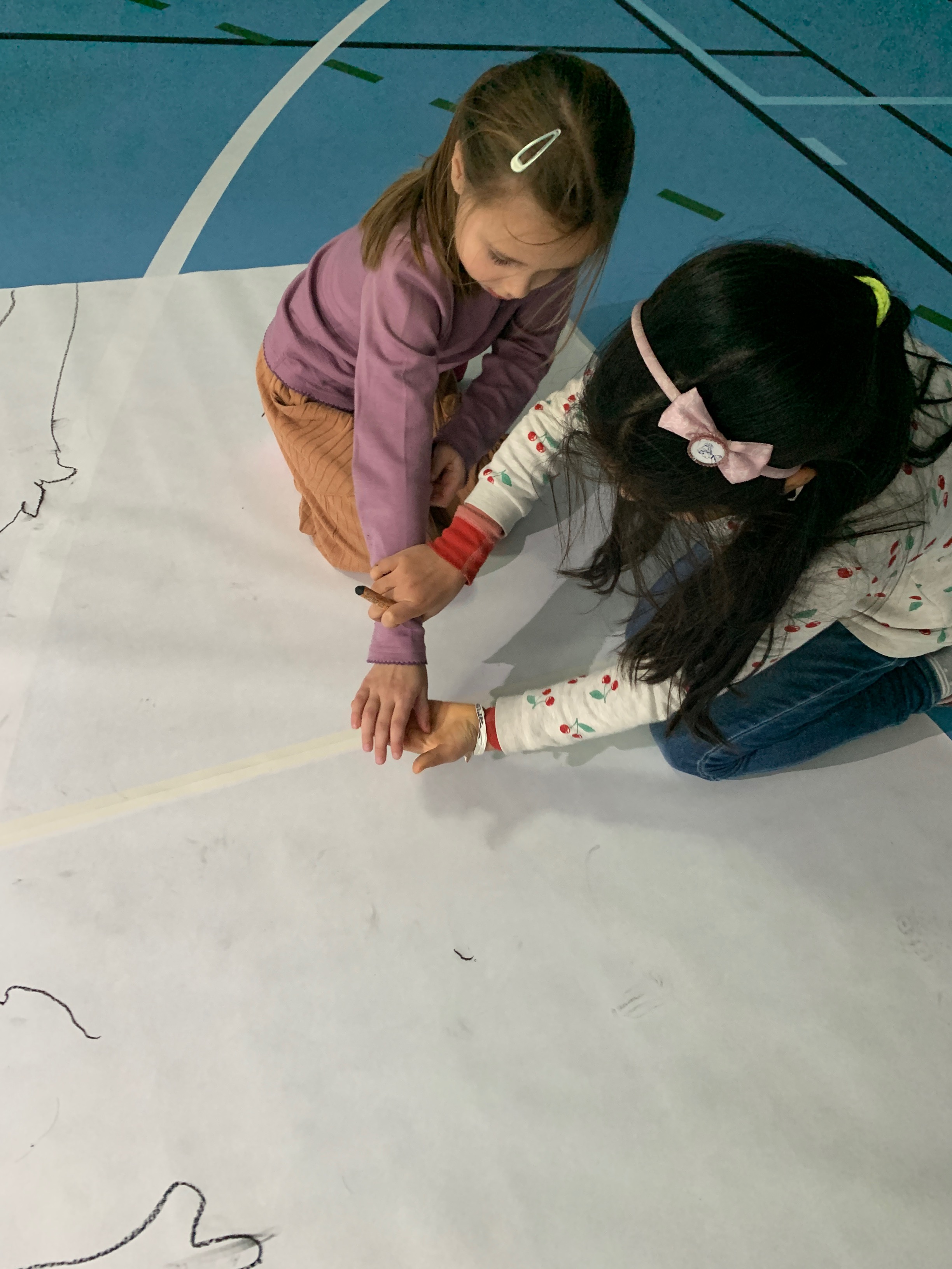 Workshop om lys og skygge i forbindelse med vår nye skolegård.